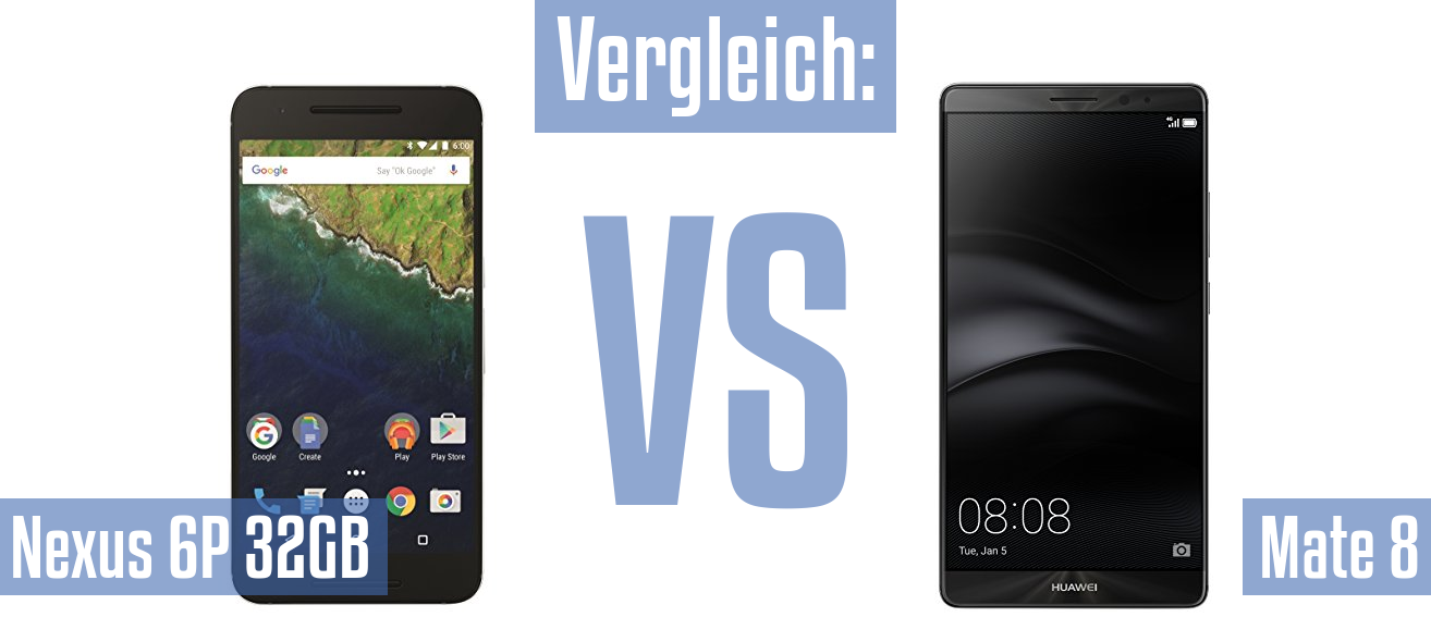 Google Nexus 6P 32GB und Google Nexus 6P 32GB im Vergleichstest