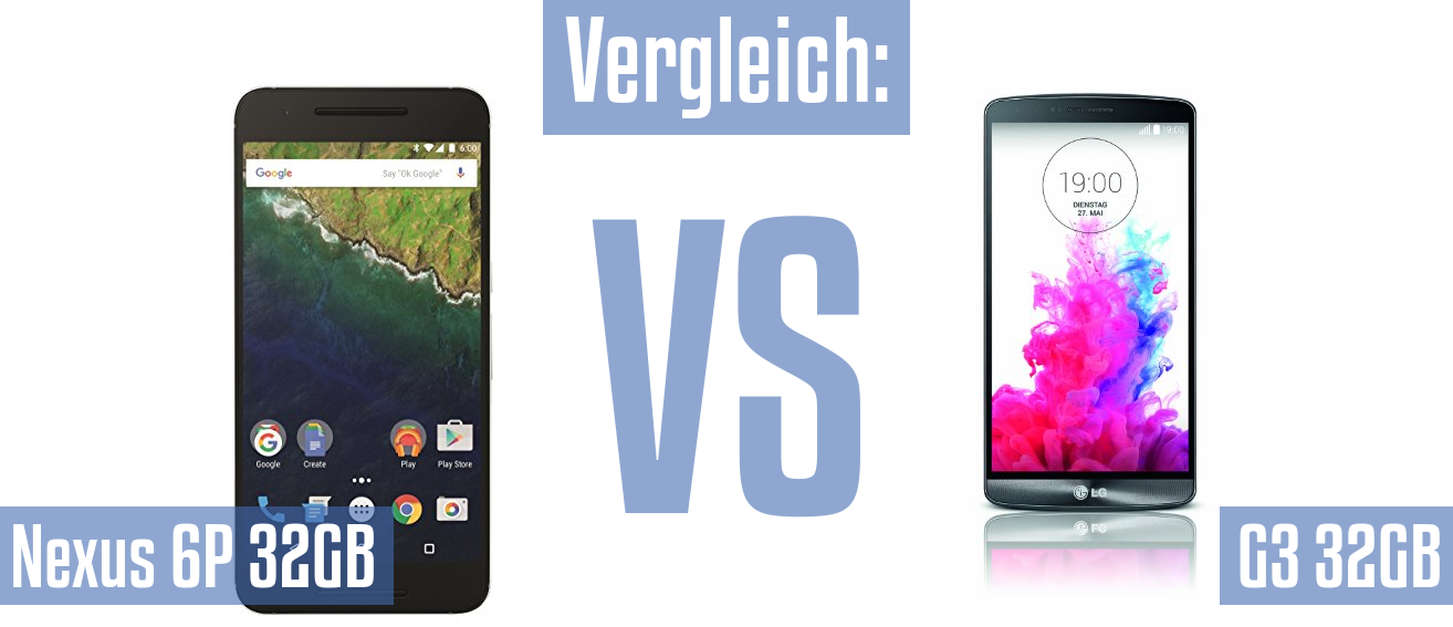 Google Nexus 6P 32GB und Google Nexus 6P 32GB im Vergleichstest