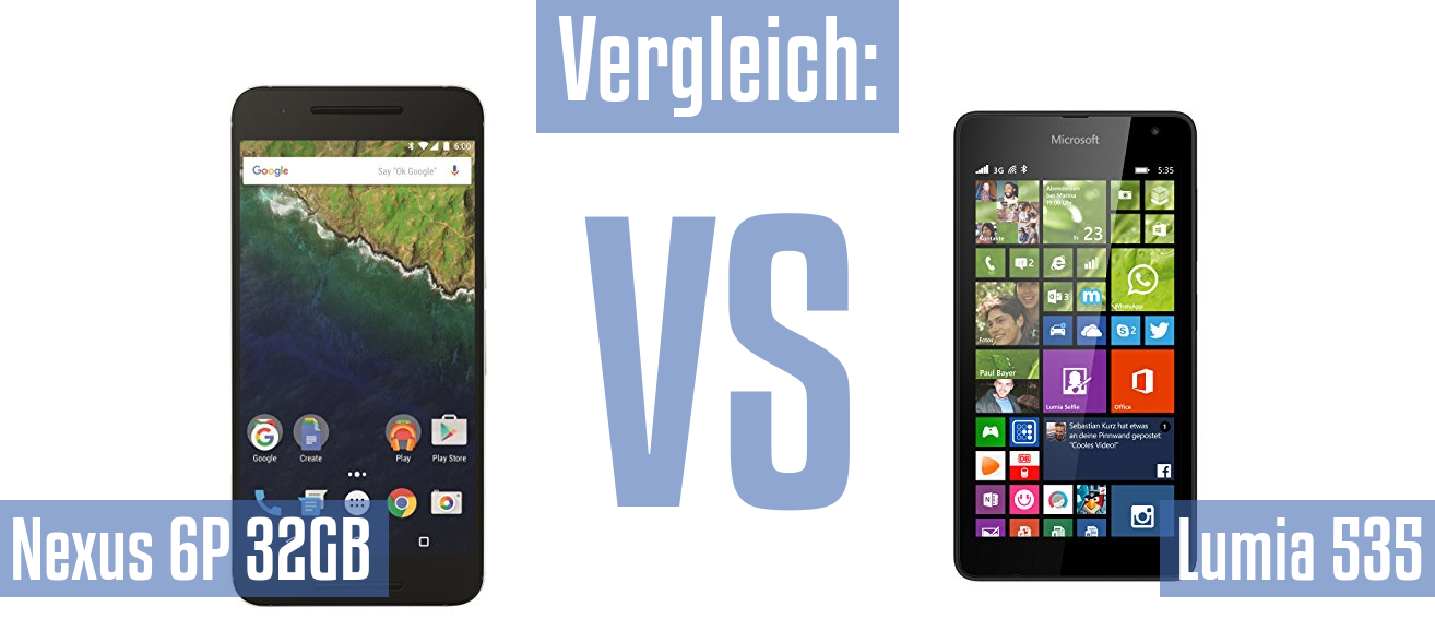 Google Nexus 6P 32GB und Google Nexus 6P 32GB im Vergleichstest