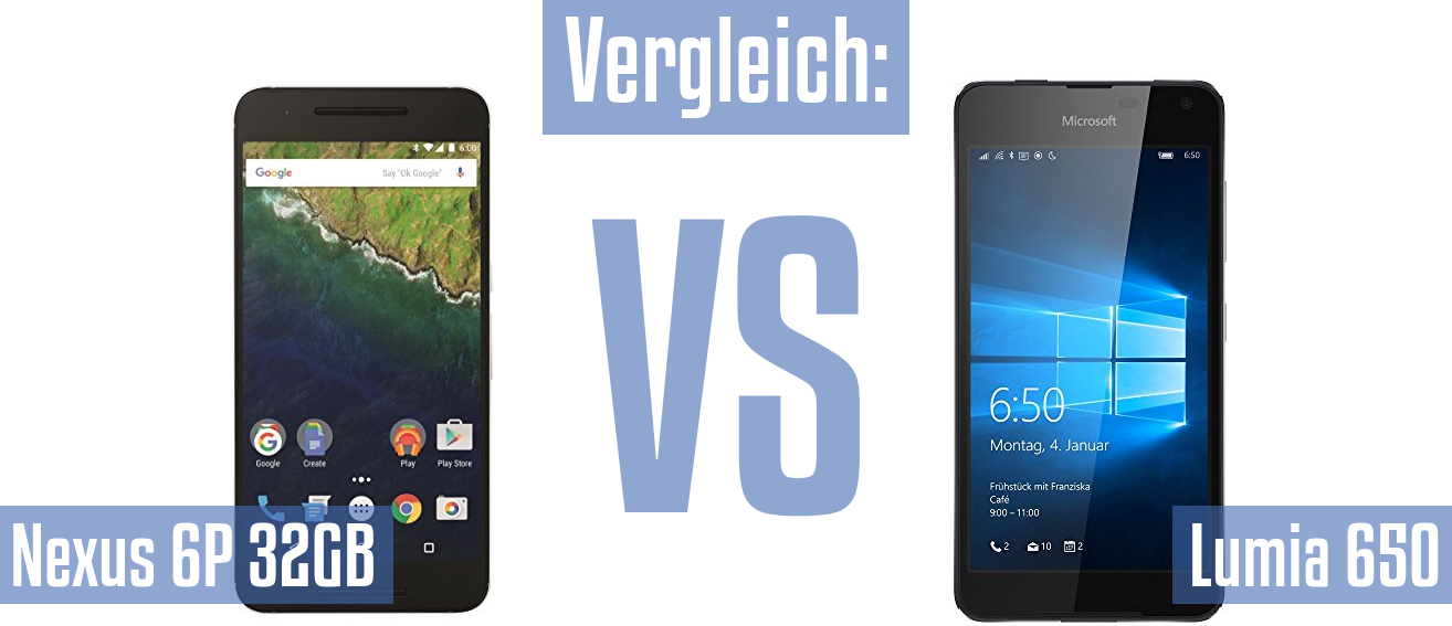 Google Nexus 6P 32GB und Google Nexus 6P 32GB im Vergleichstest