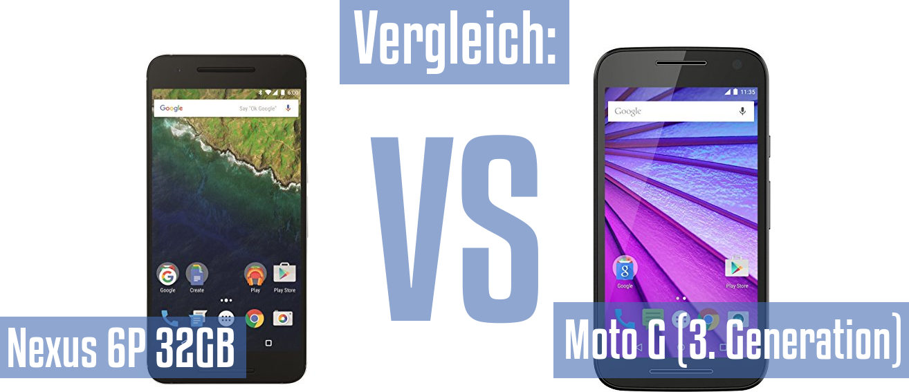 Google Nexus 6P 32GB und Google Nexus 6P 32GB im Vergleichstest