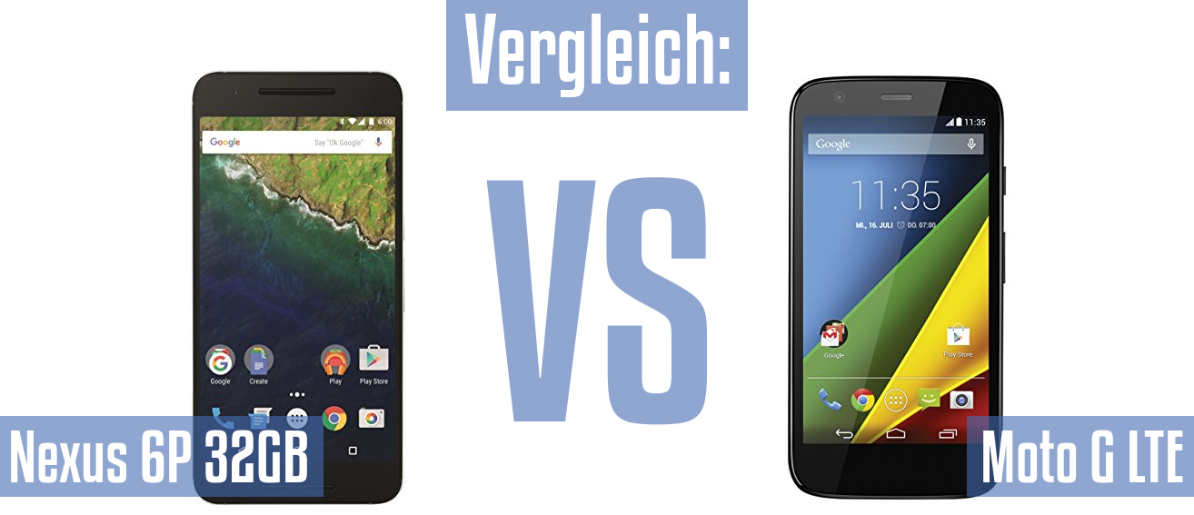 Google Nexus 6P 32GB und Google Nexus 6P 32GB im Vergleichstest