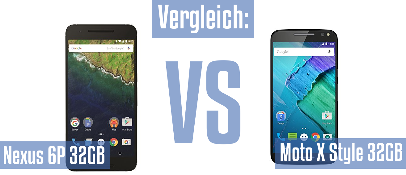 Google Nexus 6P 32GB und Google Nexus 6P 32GB im Vergleichstest