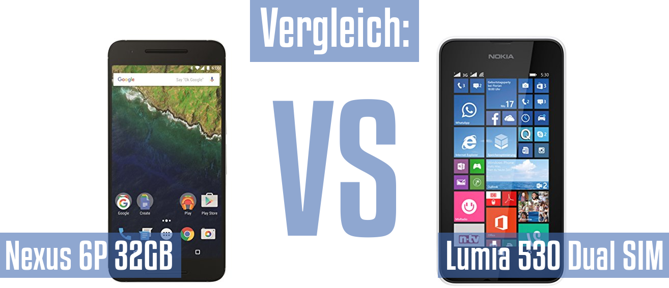 Google Nexus 6P 32GB und Google Nexus 6P 32GB im Vergleichstest