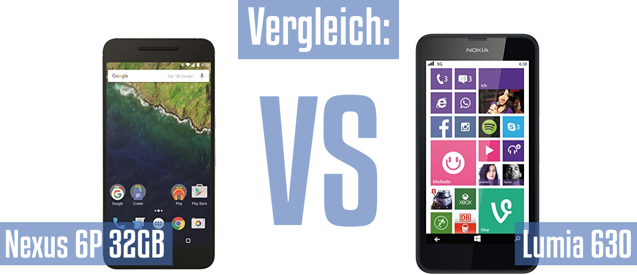 Google Nexus 6P 32GB und Google Nexus 6P 32GB im Vergleichstest