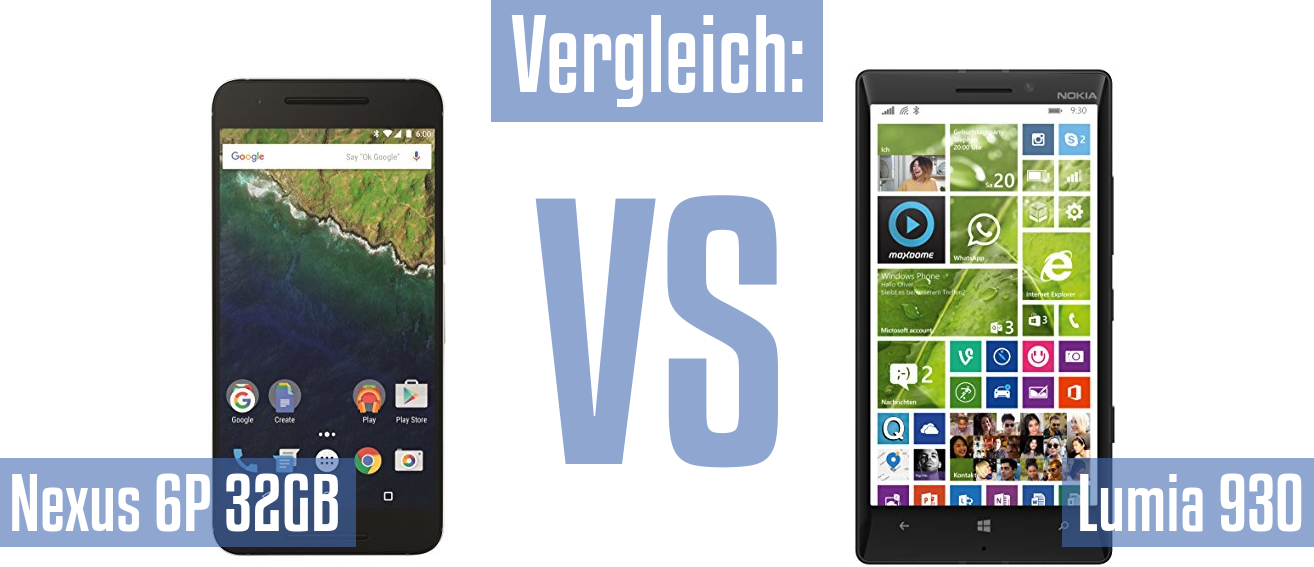 Google Nexus 6P 32GB und Google Nexus 6P 32GB im Vergleichstest