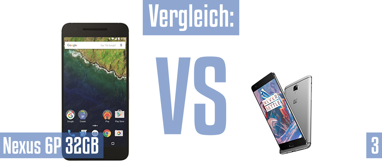 Google Nexus 6P 32GB und Google Nexus 6P 32GB im Vergleichstest