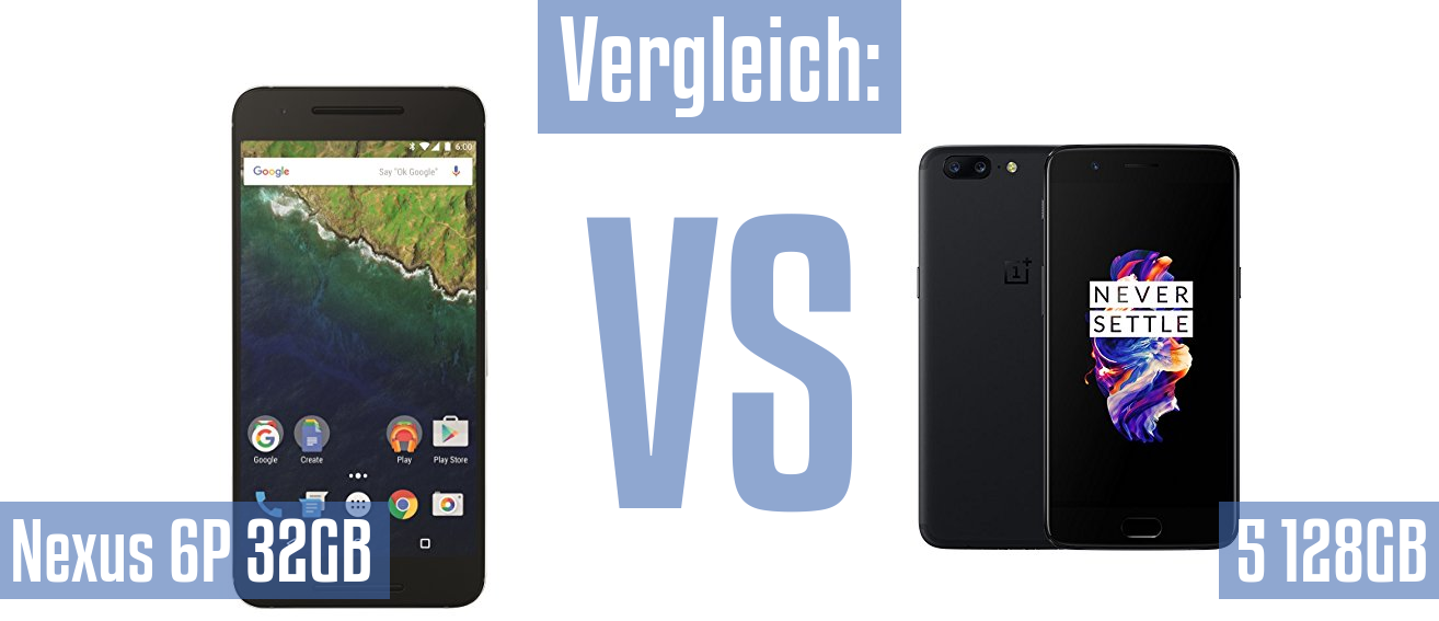 Google Nexus 6P 32GB und Google Nexus 6P 32GB im Vergleichstest