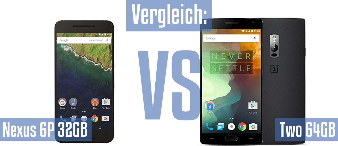 Google Nexus 6P 32GB und Google Nexus 6P 32GB im Vergleichstest