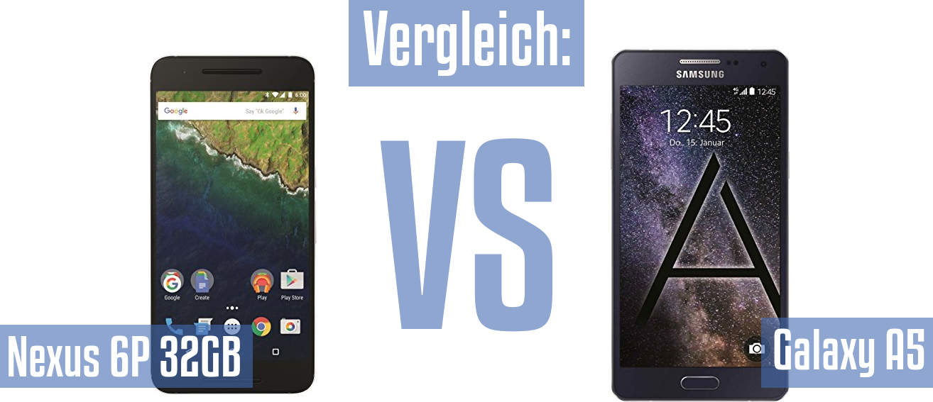 Google Nexus 6P 32GB und Google Nexus 6P 32GB im Vergleichstest