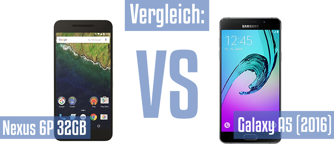 Google Nexus 6P 32GB und Google Nexus 6P 32GB im Vergleichstest