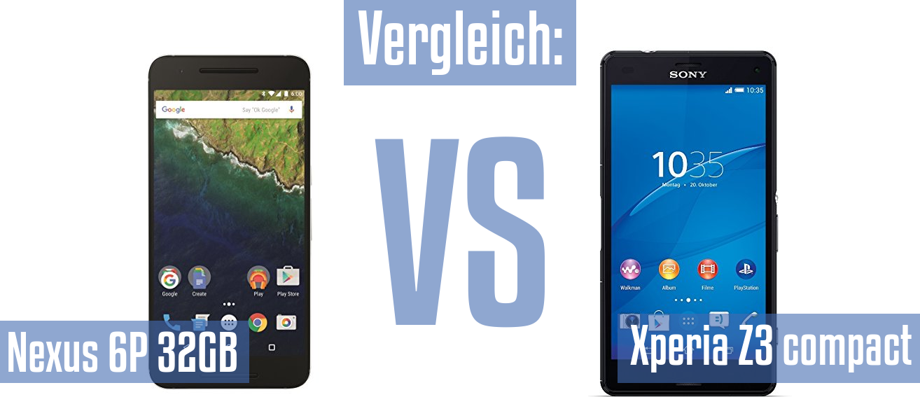 Google Nexus 6P 32GB und Google Nexus 6P 32GB im Vergleichstest