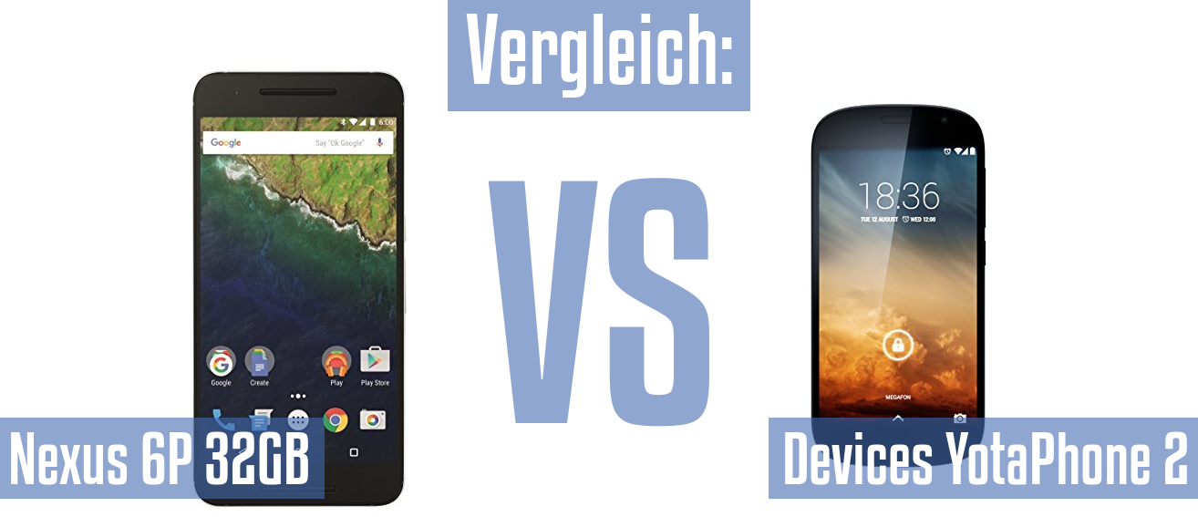 Google Nexus 6P 32GB und Google Nexus 6P 32GB im Vergleichstest