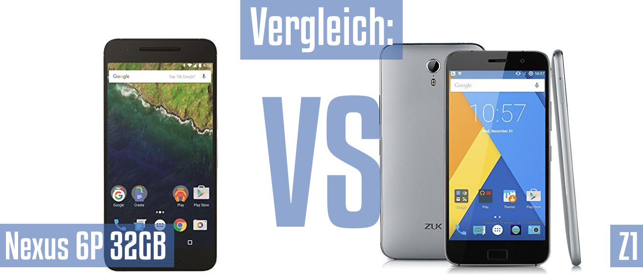 Google Nexus 6P 32GB und Google Nexus 6P 32GB im Vergleichstest