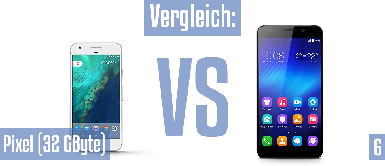 Google Pixel (32 GByte) und Google Pixel (32 GByte) im Vergleichstest