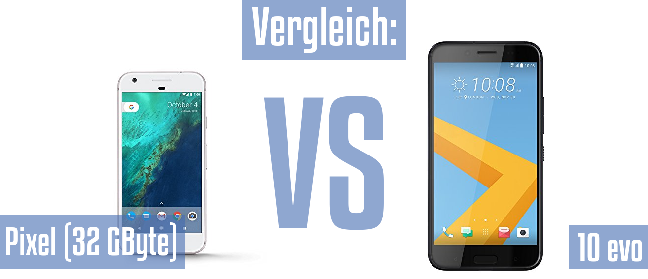 Google Pixel (32 GByte) und Google Pixel (32 GByte) im Vergleichstest