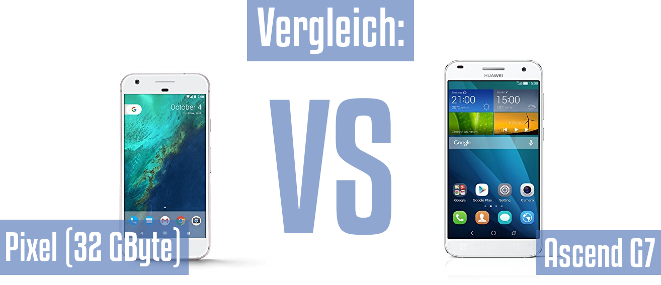 Google Pixel (32 GByte) und Google Pixel (32 GByte) im Vergleichstest