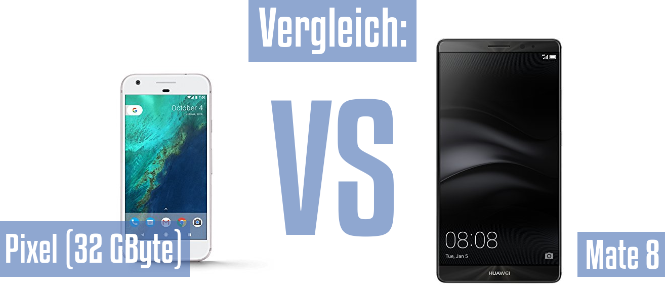 Google Pixel (32 GByte) und Google Pixel (32 GByte) im Vergleichstest
