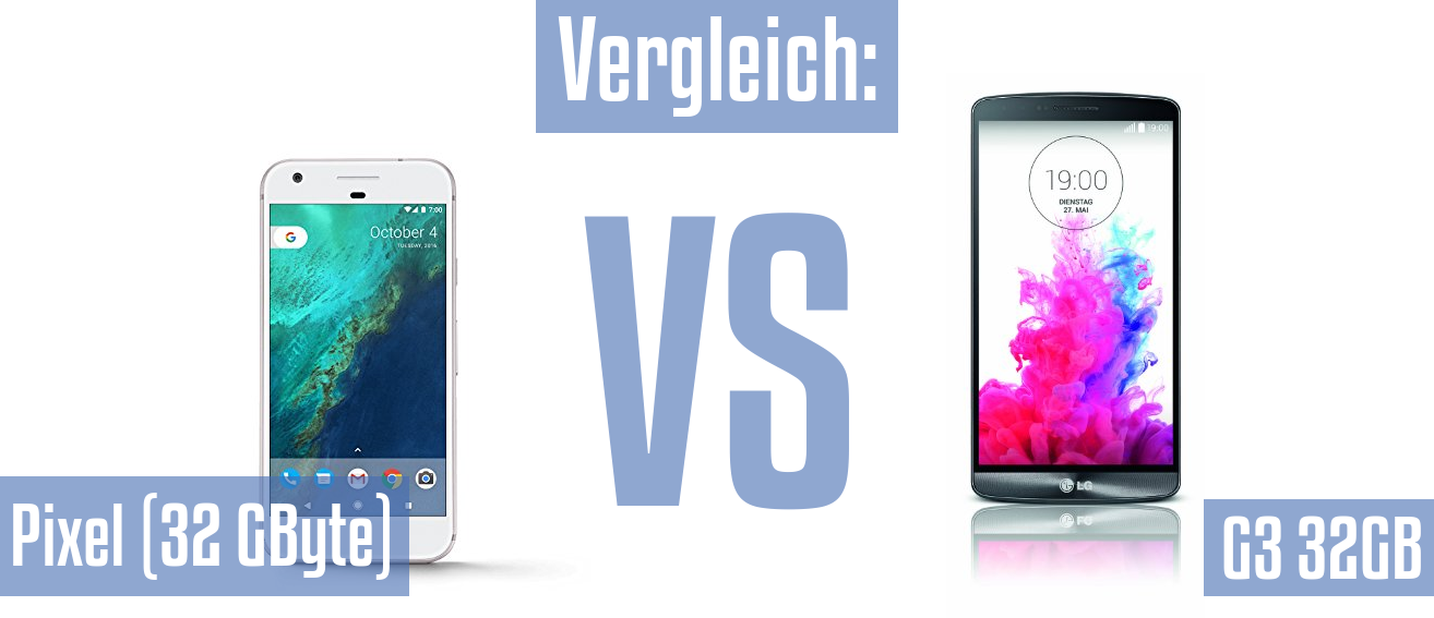Google Pixel (32 GByte) und Google Pixel (32 GByte) im Vergleichstest
