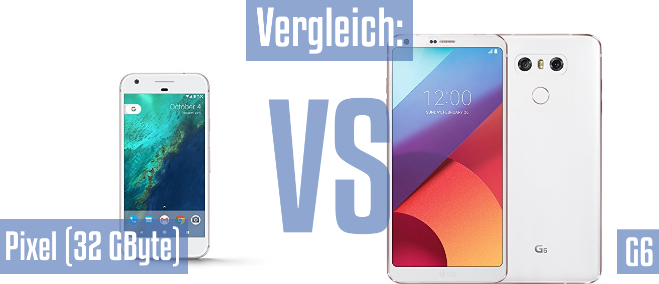 Google Pixel (32 GByte) und Google Pixel (32 GByte) im Vergleichstest