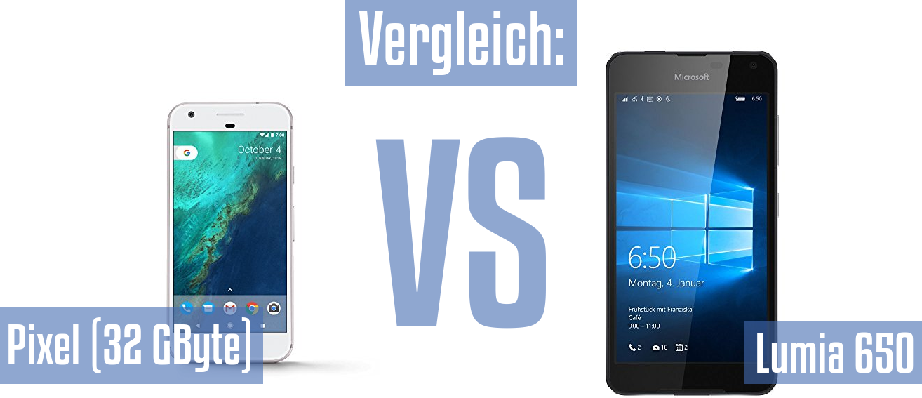 Google Pixel (32 GByte) und Google Pixel (32 GByte) im Vergleichstest