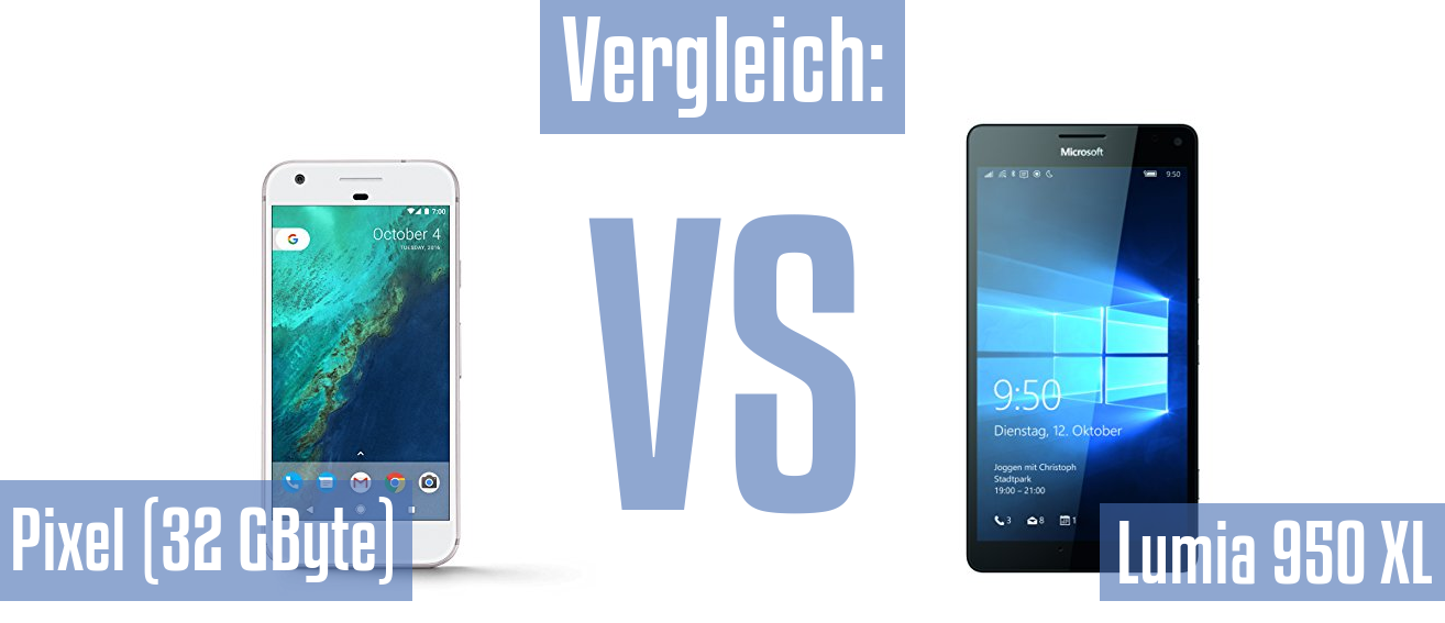 Google Pixel (32 GByte) und Google Pixel (32 GByte) im Vergleichstest