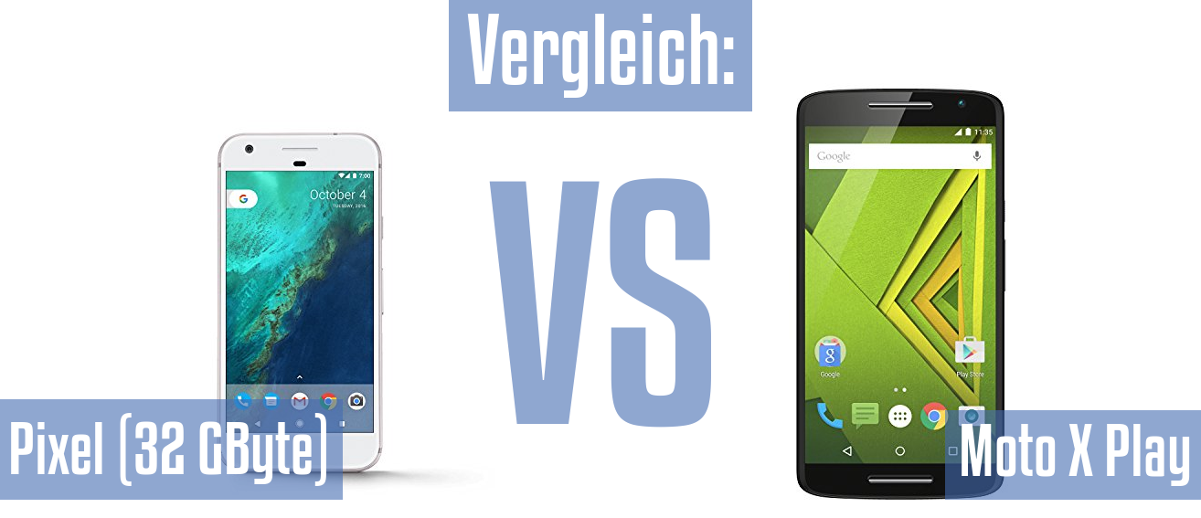 Google Pixel (32 GByte) und Google Pixel (32 GByte) im Vergleichstest