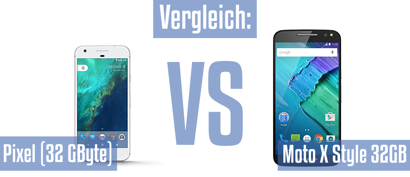 Google Pixel (32 GByte) und Google Pixel (32 GByte) im Vergleichstest
