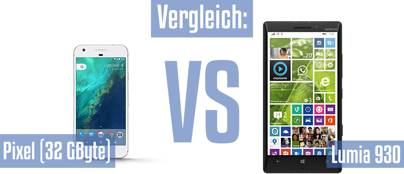 Google Pixel (32 GByte) und Google Pixel (32 GByte) im Vergleichstest