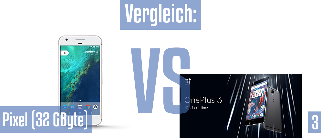 Google Pixel (32 GByte) und Google Pixel (32 GByte) im Vergleichstest