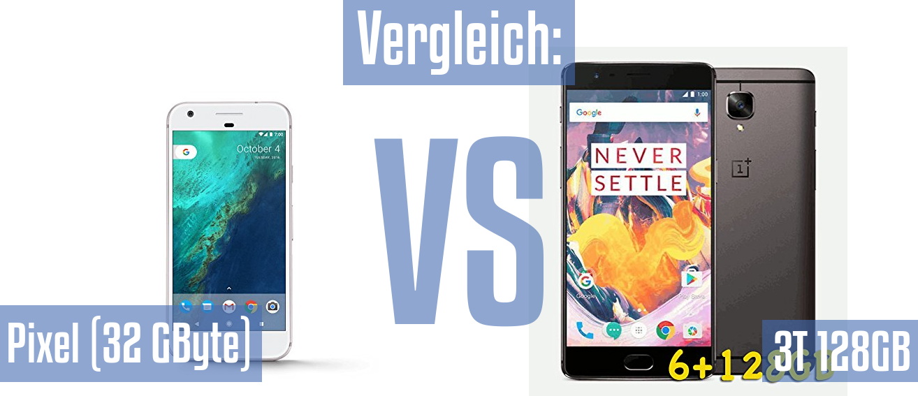Google Pixel (32 GByte) und Google Pixel (32 GByte) im Vergleichstest