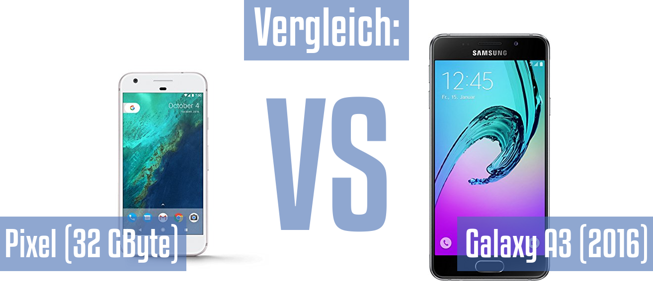 Google Pixel (32 GByte) und Google Pixel (32 GByte) im Vergleichstest