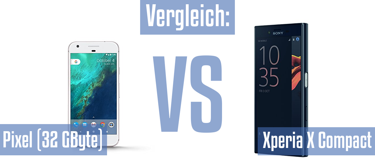 Google Pixel (32 GByte) und Google Pixel (32 GByte) im Vergleichstest