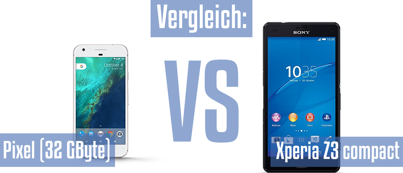 Google Pixel (32 GByte) und Google Pixel (32 GByte) im Vergleichstest