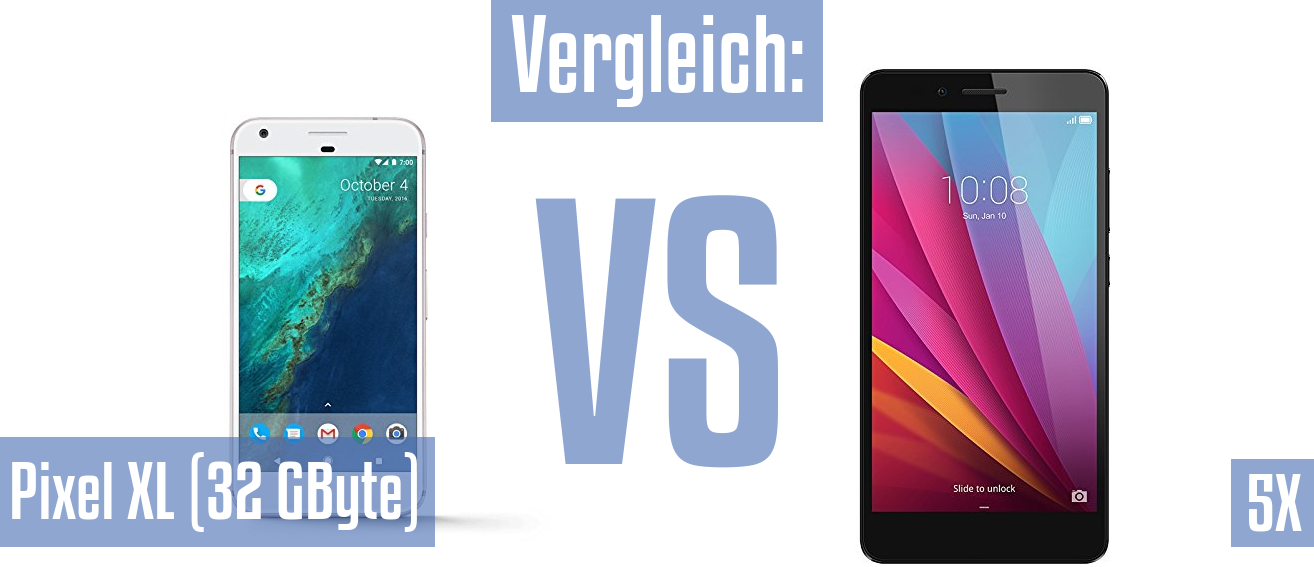 Google Pixel XL (32 GByte) und Google Pixel XL (32 GByte) im Vergleichstest