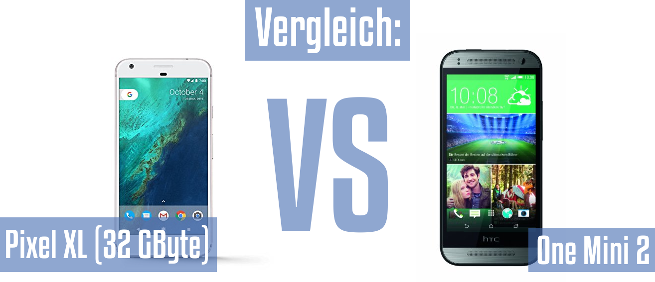 Google Pixel XL (32 GByte) und Google Pixel XL (32 GByte) im Vergleichstest