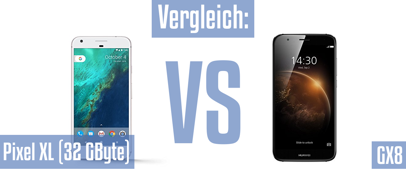 Google Pixel XL (32 GByte) und Google Pixel XL (32 GByte) im Vergleichstest
