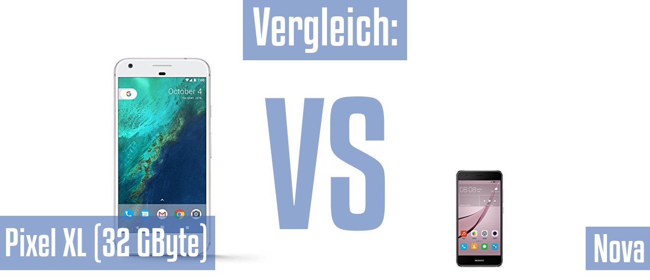 Google Pixel XL (32 GByte) und Google Pixel XL (32 GByte) im Vergleichstest