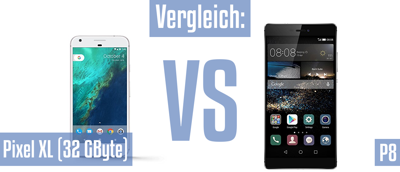 Google Pixel XL (32 GByte) und Google Pixel XL (32 GByte) im Vergleichstest