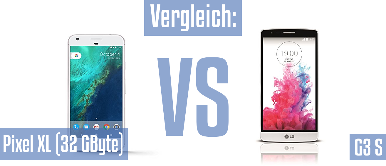 Google Pixel XL (32 GByte) und Google Pixel XL (32 GByte) im Vergleichstest