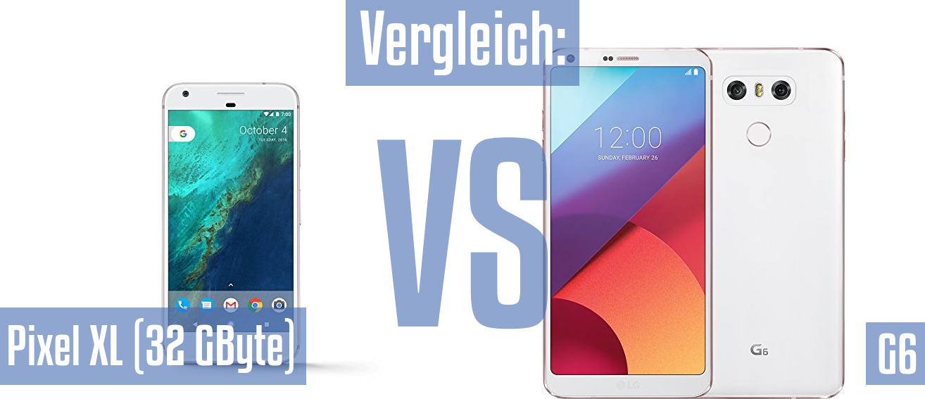 Google Pixel XL (32 GByte) und Google Pixel XL (32 GByte) im Vergleichstest