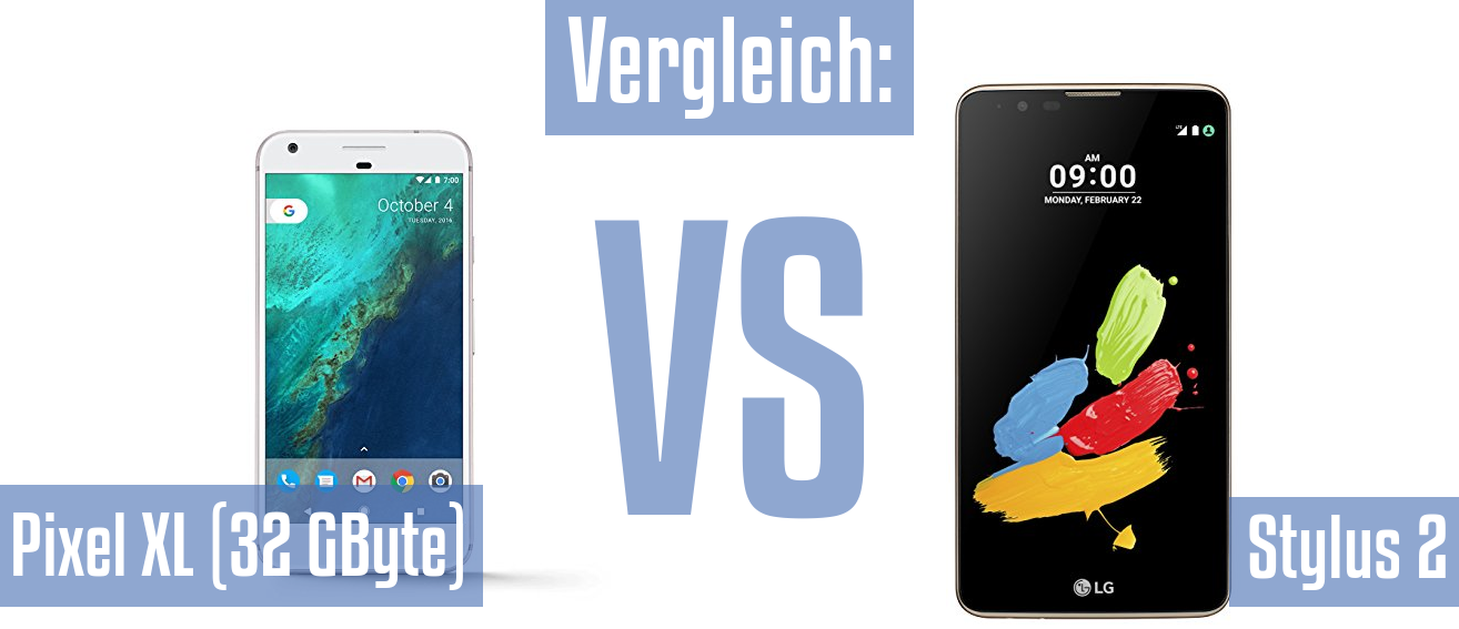 Google Pixel XL (32 GByte) und Google Pixel XL (32 GByte) im Vergleichstest