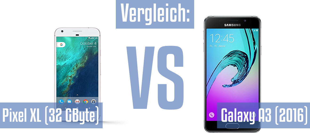 Google Pixel XL (32 GByte) und Google Pixel XL (32 GByte) im Vergleichstest