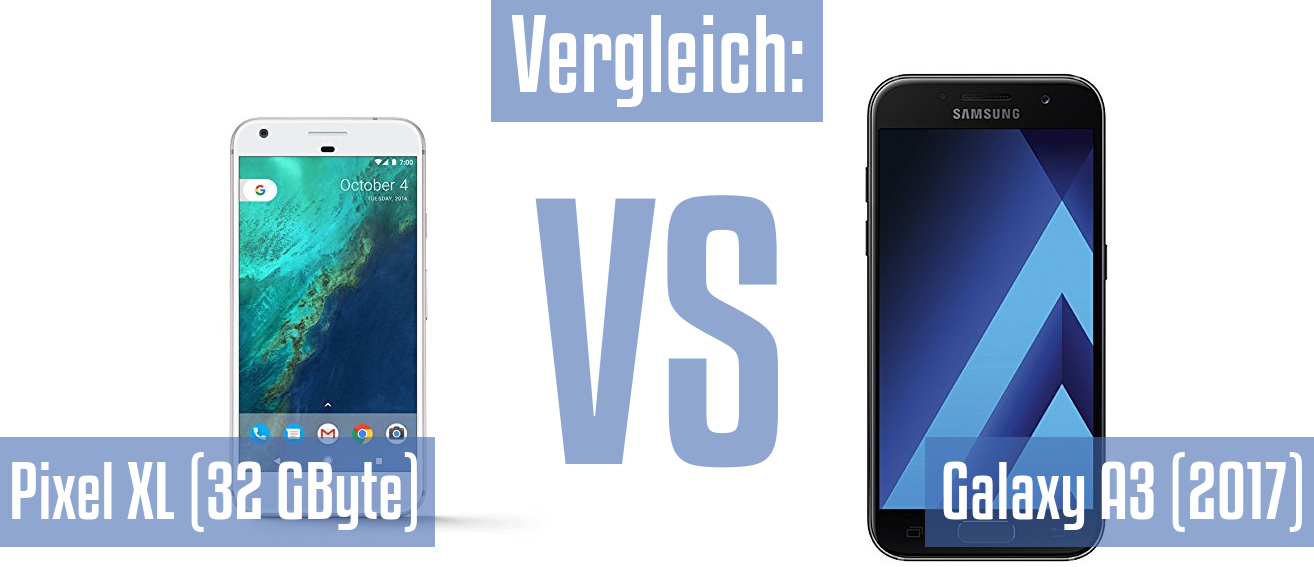 Google Pixel XL (32 GByte) und Google Pixel XL (32 GByte) im Vergleichstest