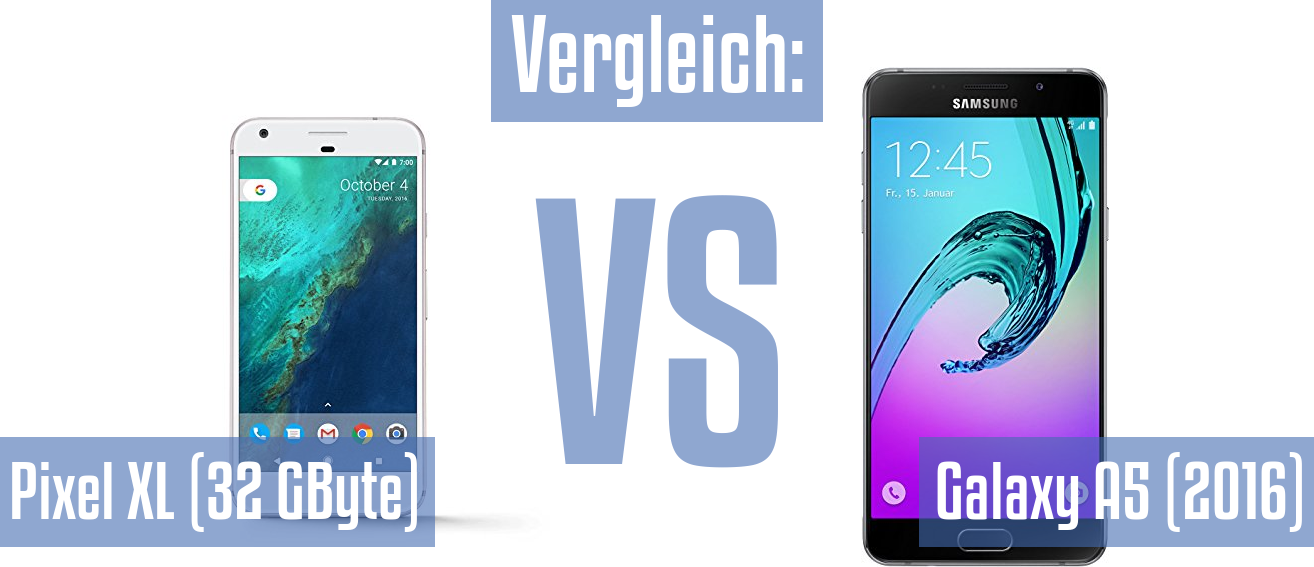 Google Pixel XL (32 GByte) und Google Pixel XL (32 GByte) im Vergleichstest