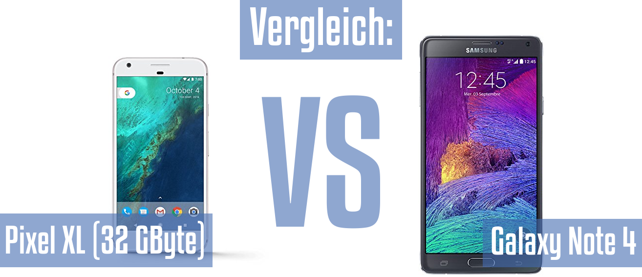 Google Pixel XL (32 GByte) und Google Pixel XL (32 GByte) im Vergleichstest