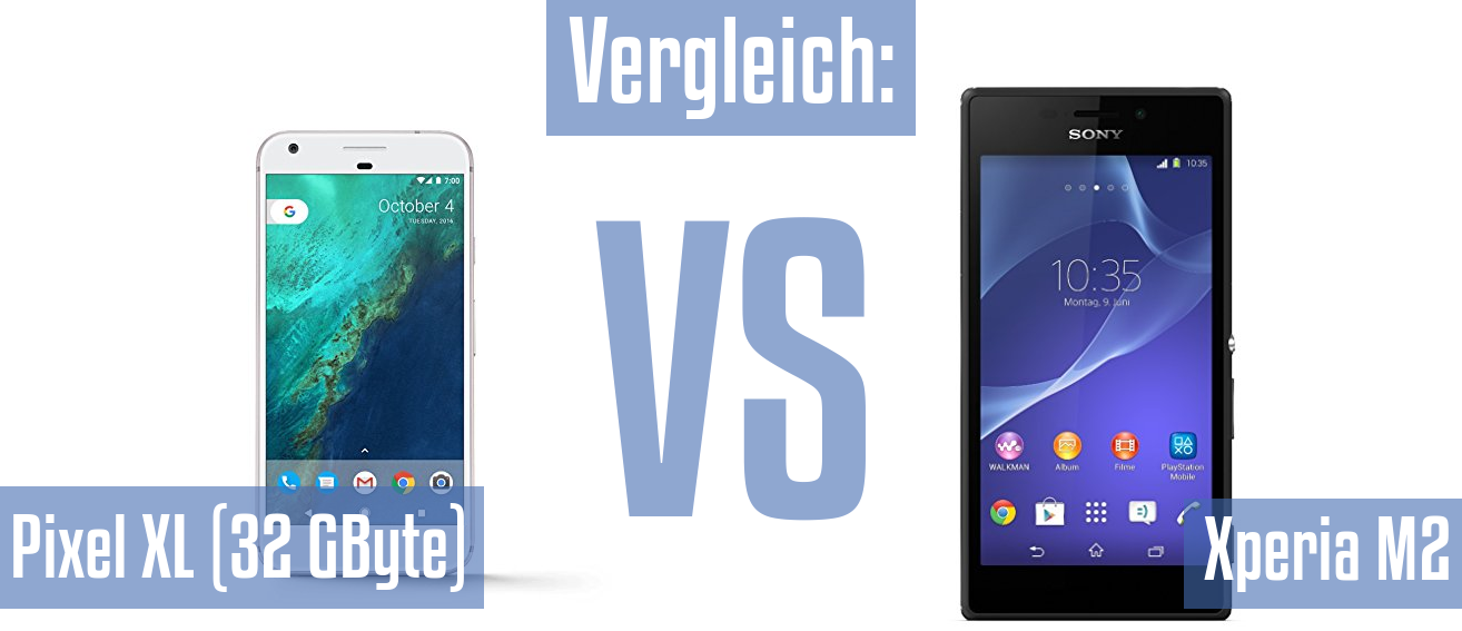 Google Pixel XL (32 GByte) und Google Pixel XL (32 GByte) im Vergleichstest