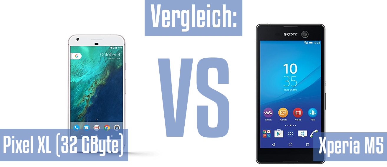 Google Pixel XL (32 GByte) und Google Pixel XL (32 GByte) im Vergleichstest