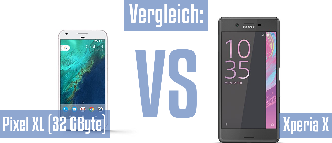Google Pixel XL (32 GByte) und Google Pixel XL (32 GByte) im Vergleichstest