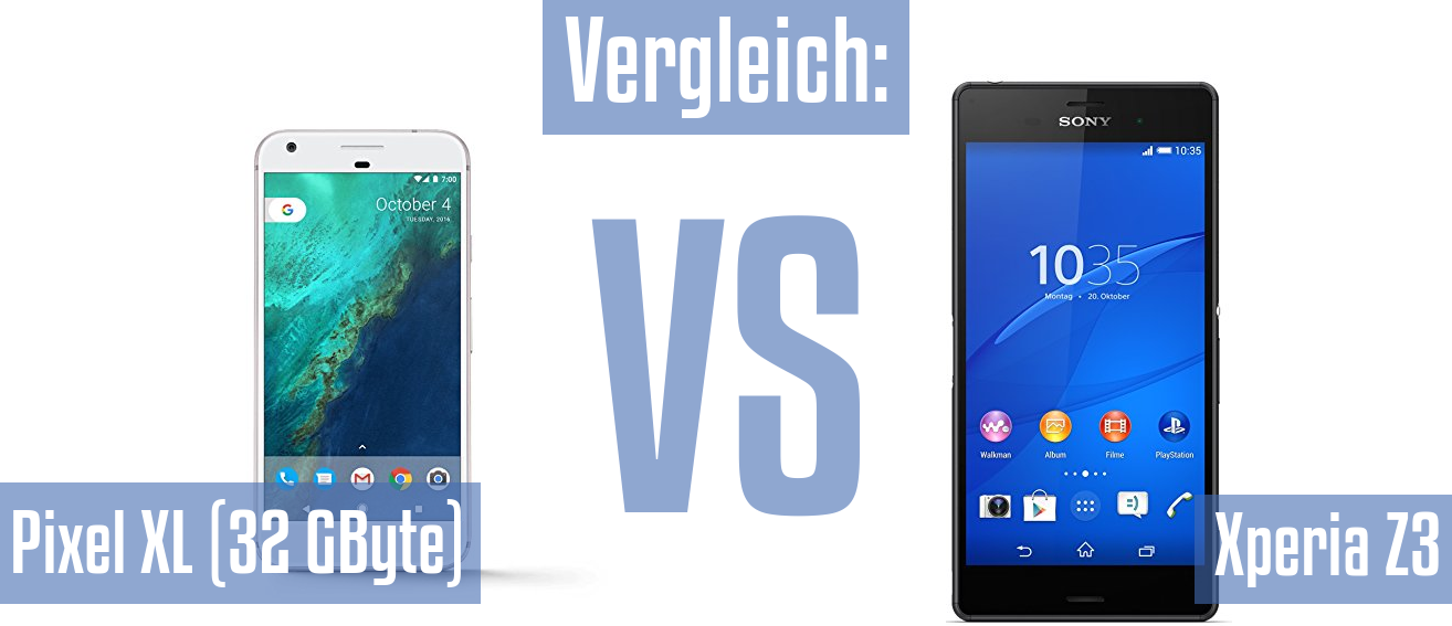 Google Pixel XL (32 GByte) und Google Pixel XL (32 GByte) im Vergleichstest
